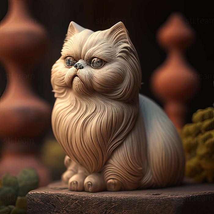 3D model Himalayan cat (STL)